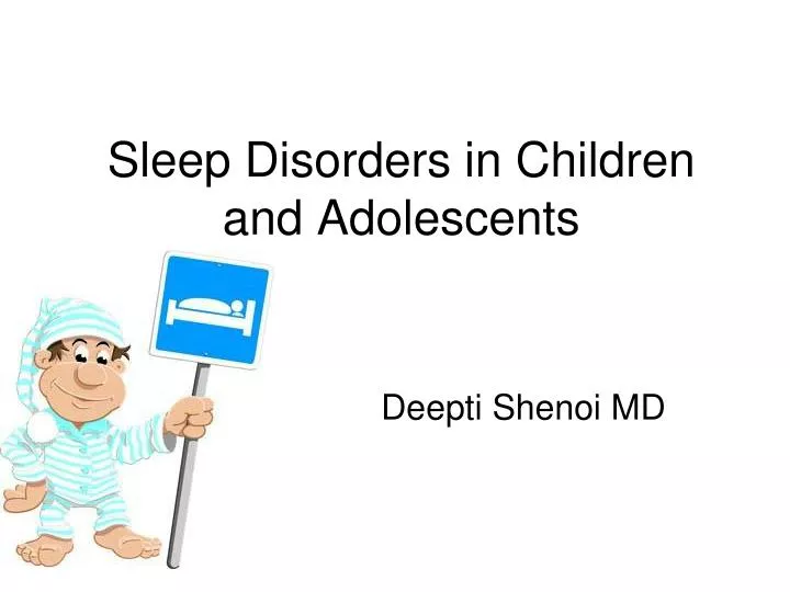sleep disorders in children and adolescents