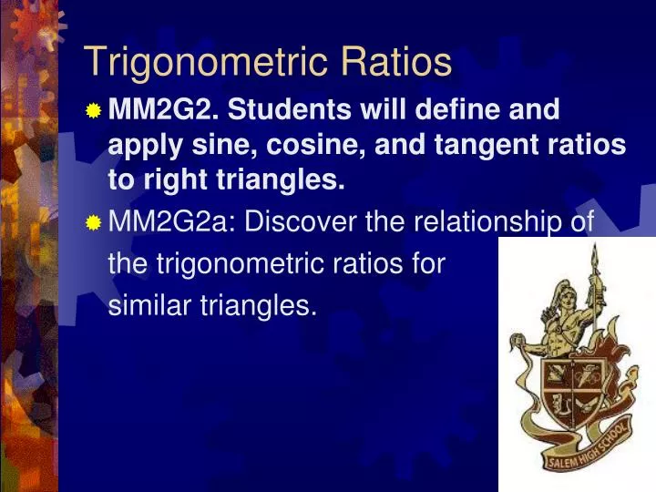 trigonometric ratios