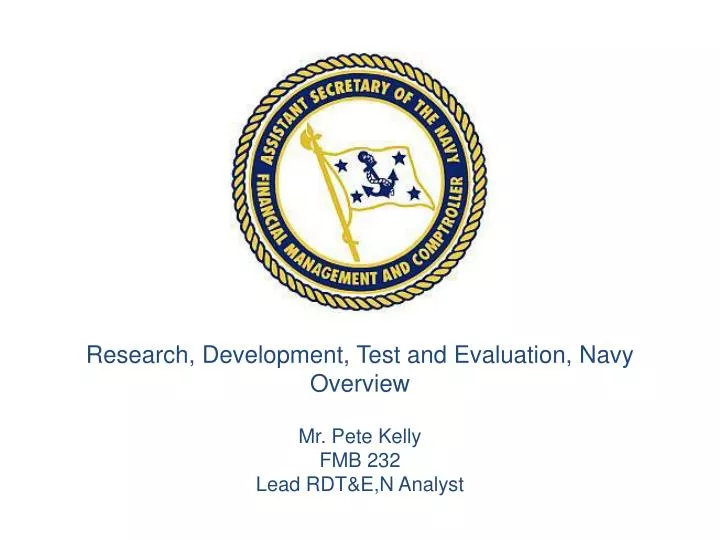 research development test and evaluation navy overview