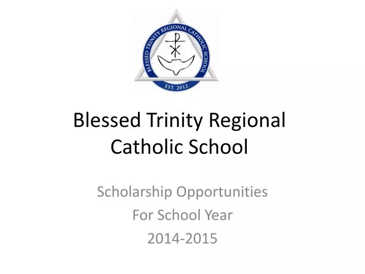 blessed trinity regional catholic school