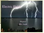 Electric Field - slide 1