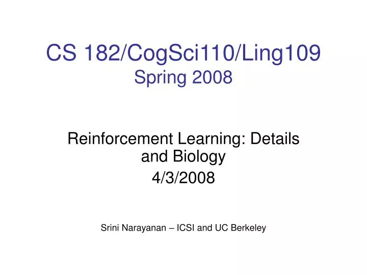 cs 182 cogsci110 ling109 spring 2008