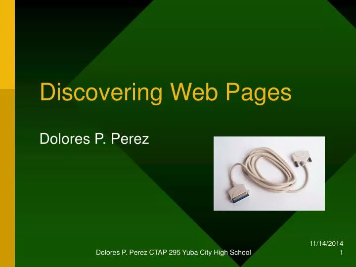 discovering web pages