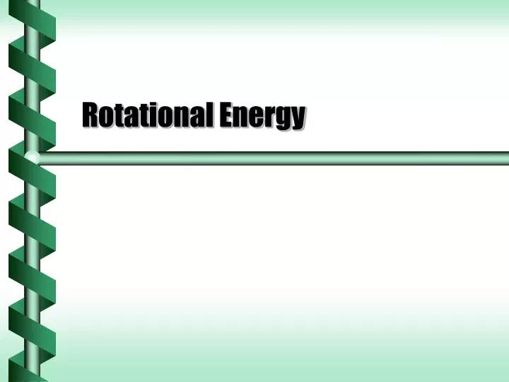 rotational energy