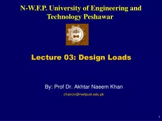 Lecture 03: Design Loads