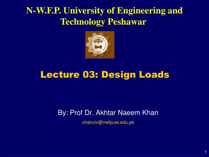 lecture 03 design loads