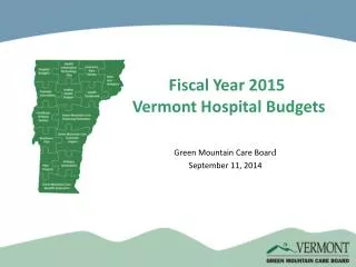 Fiscal Year 2015 Vermont Hospital Budgets