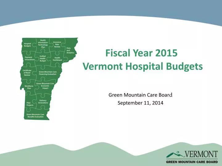 fiscal year 2015 vermont hospital budgets