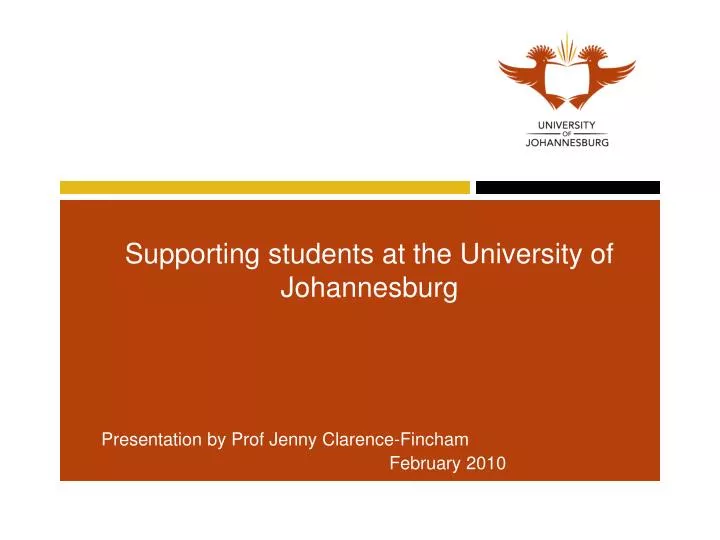 supporting students at the university of johannesburg