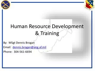 Human Resource Development &amp; Training