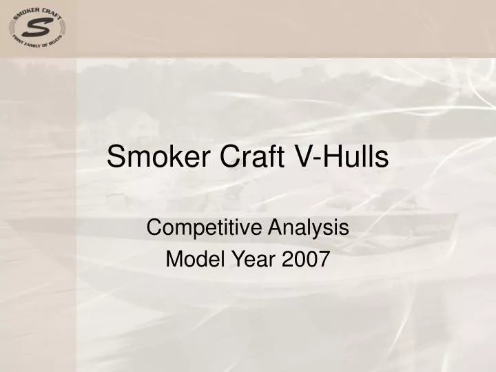 smoker craft v hulls