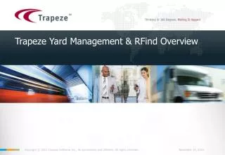 Trapeze Yard Management &amp; RFind Overview