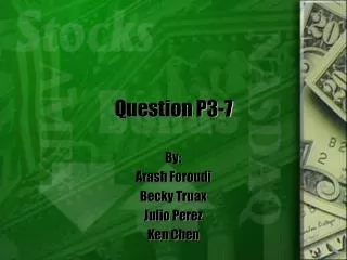 Question P3-7