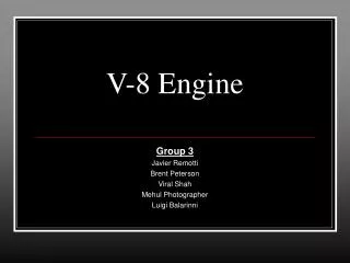 V-8 Engine