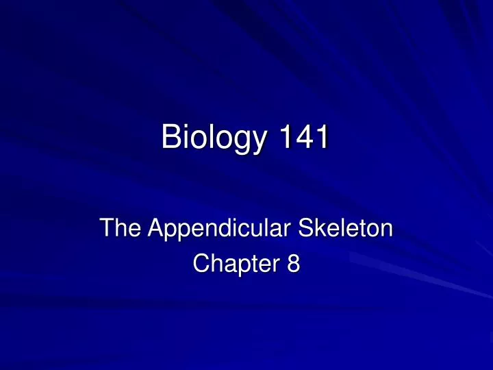 biology 141