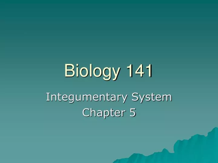 biology 141