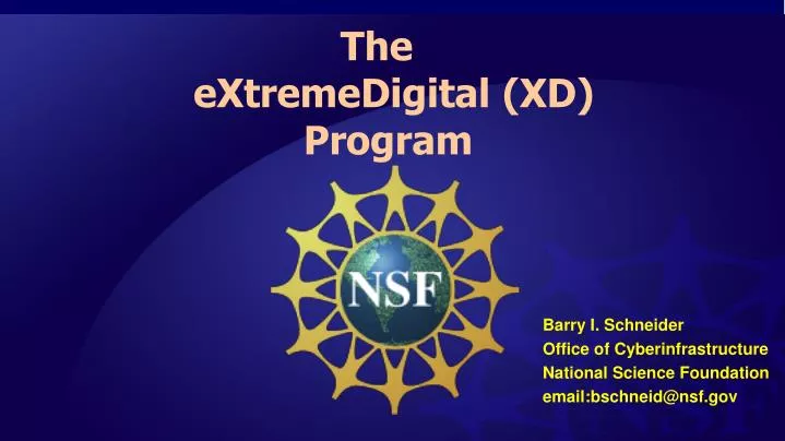 the extremedigital xd program