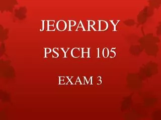 PSYCH 105