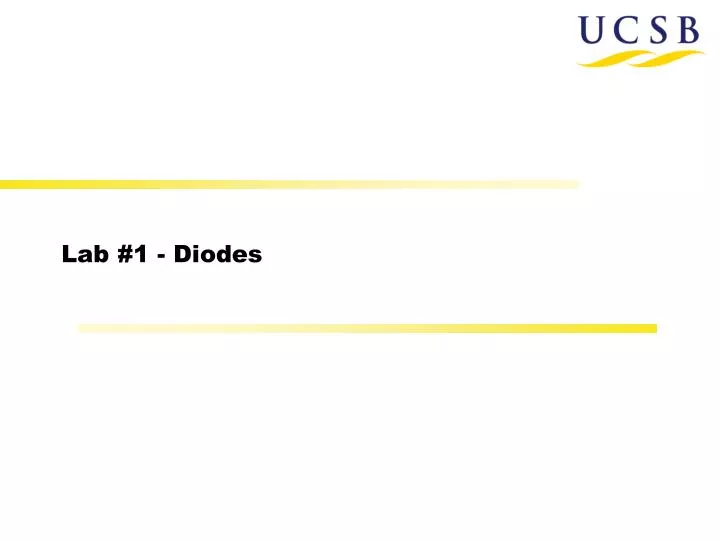 lab 1 diodes