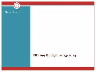 ISD 199 Budget 2013-2014