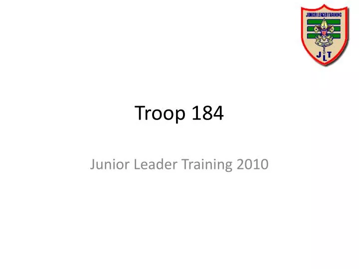 troop 184