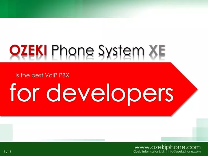 ozeki phone system xe