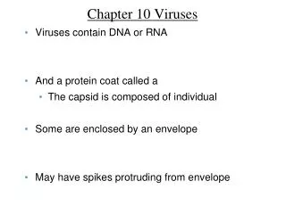 Chapter 10 Viruses