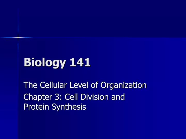 biology 141