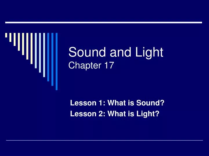 sound and light chapter 17