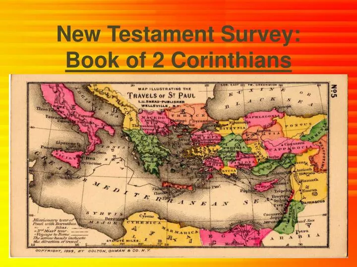 new testament survey book of 2 corinthians