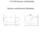 Statistics and Electronic Reliability - slide 1