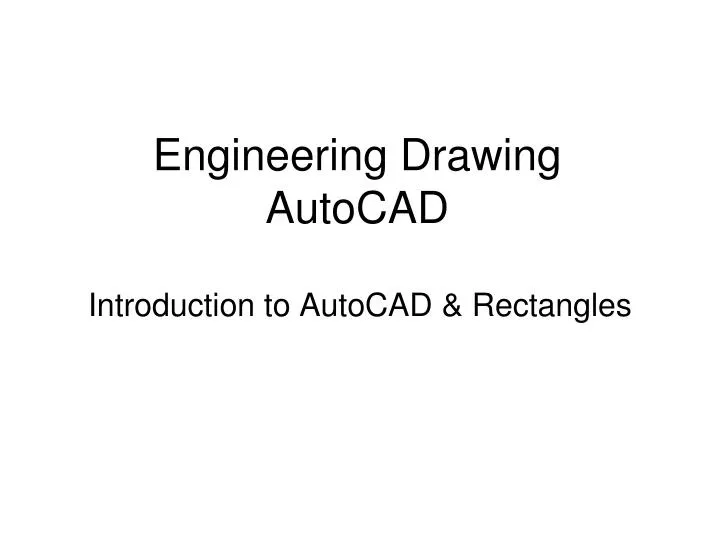 engineering drawing autocad