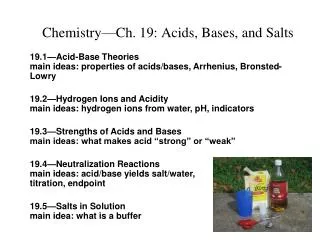 chemistry ch 19 acids bases and salts