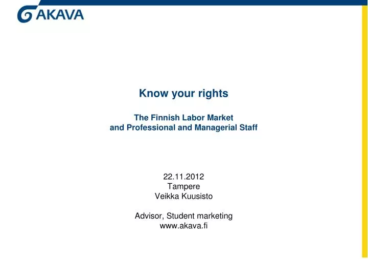 know your rights the finnish labor market and professional and managerial staff