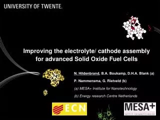 Improving the electrolyte/ cathode assembly for advanced Solid Oxide Fuel Cells