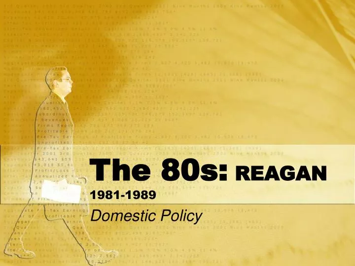the 80s reagan 1981 1989