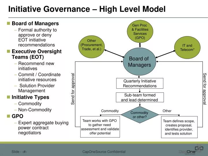 initiative governance high level model
