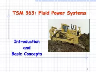 TSM 363: Fluid Power Systems