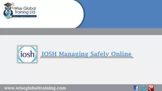 IOSH Managing Safely online