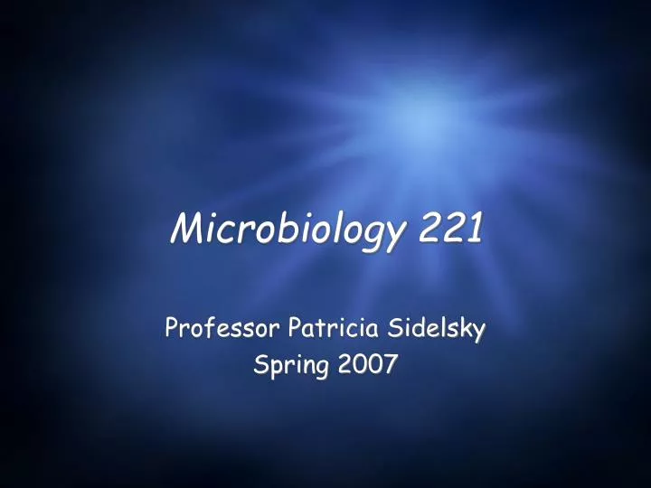 microbiology 221