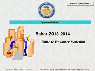 nite 6 envanter y netimi