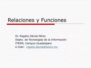 relaciones y funciones
