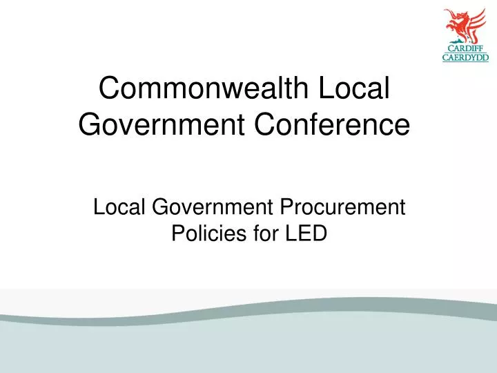 commonwealth local government conference
