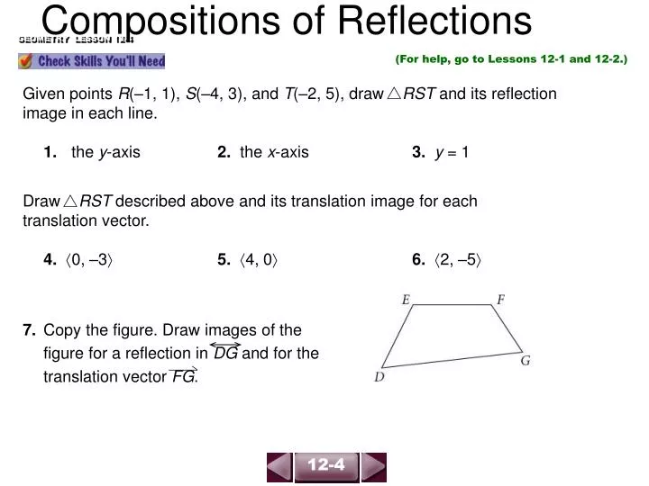 compositions of reflections