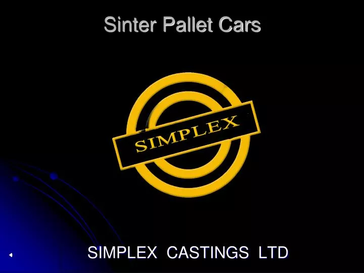 sinter pallet cars