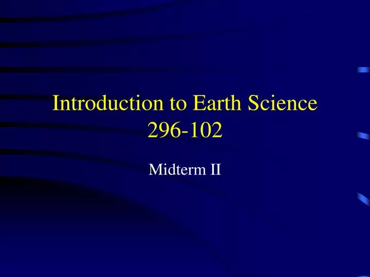 introduction to earth science 296 102