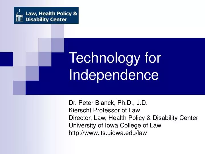 technology for independence