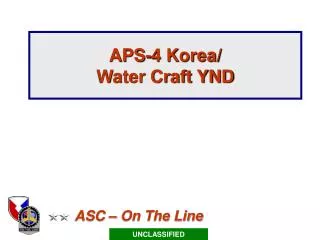 APS-4 Korea/ Water Craft YND