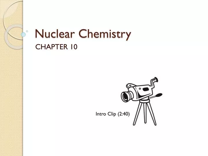 nuclear chemistry