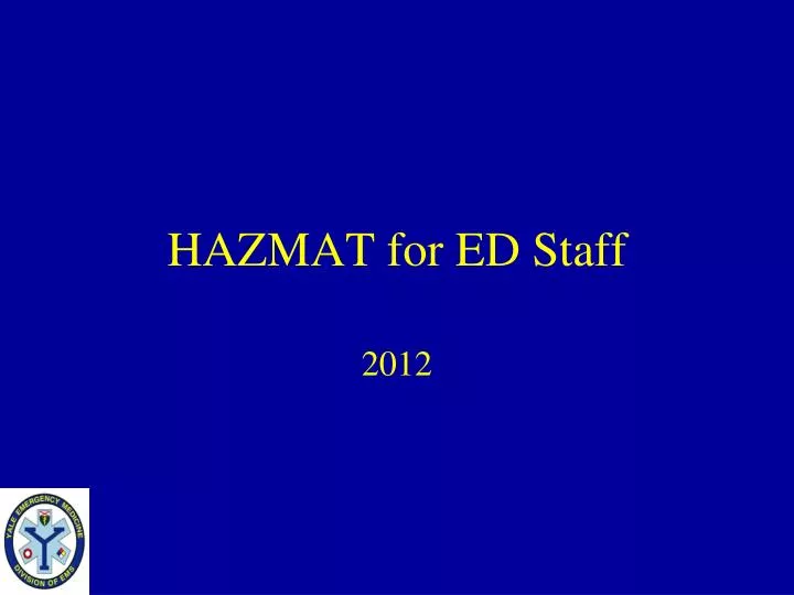 hazmat for ed staff